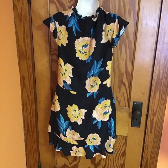 Anthropologie Dolan Left Coast Collection Silk Floral Dress - Picture 10 of 15